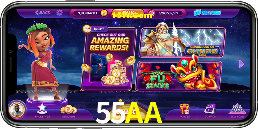 Mesa de Blackjack 55AA